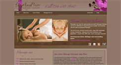 Desktop Screenshot of amypriormassage.com